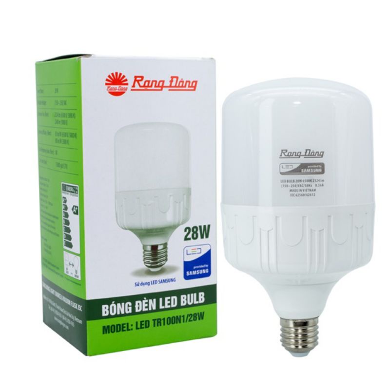 Bóng đèn Led trụ Rạng Đông 30W, Ánh sáng Trắng