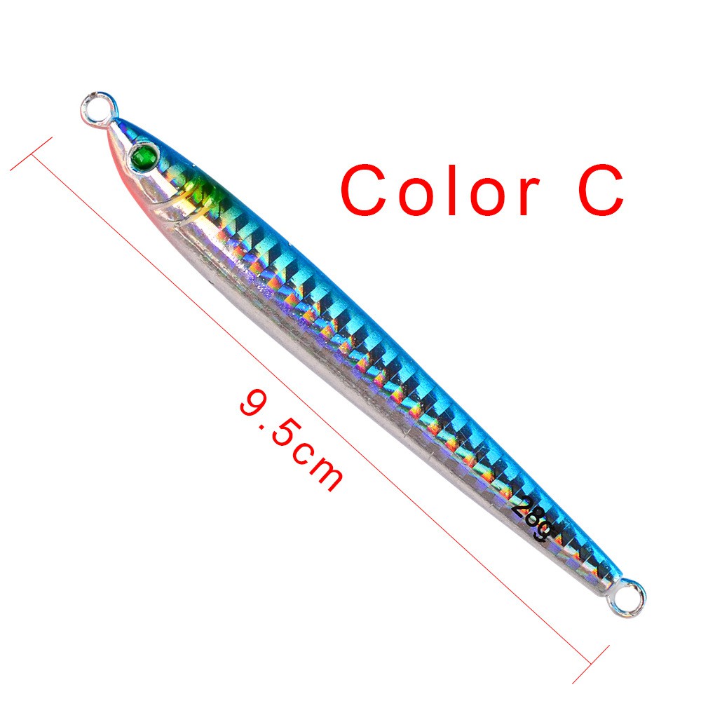 1 Mồi Cá Giả Bằng Kim Loại 5 Màu 7G-40G / 6cm-13.5cm