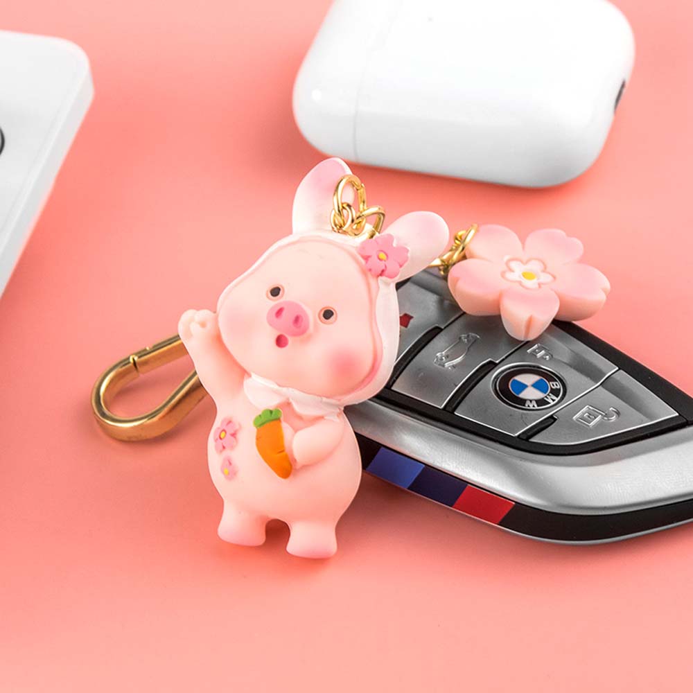 Móc Khóa Hình Heo Con Xinh Xắn