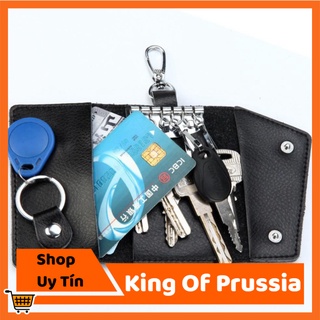 Ví da đựng chìa khoá SideShow (Đen) - King Of Prussia