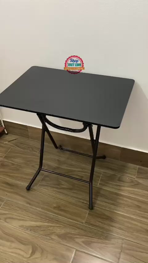 BÀN GẤP CHÂN CAO 73CM, SƠN ĐEN TĨNH ĐIỆN SIÊU BỀN | BigBuy360 - bigbuy360.vn
