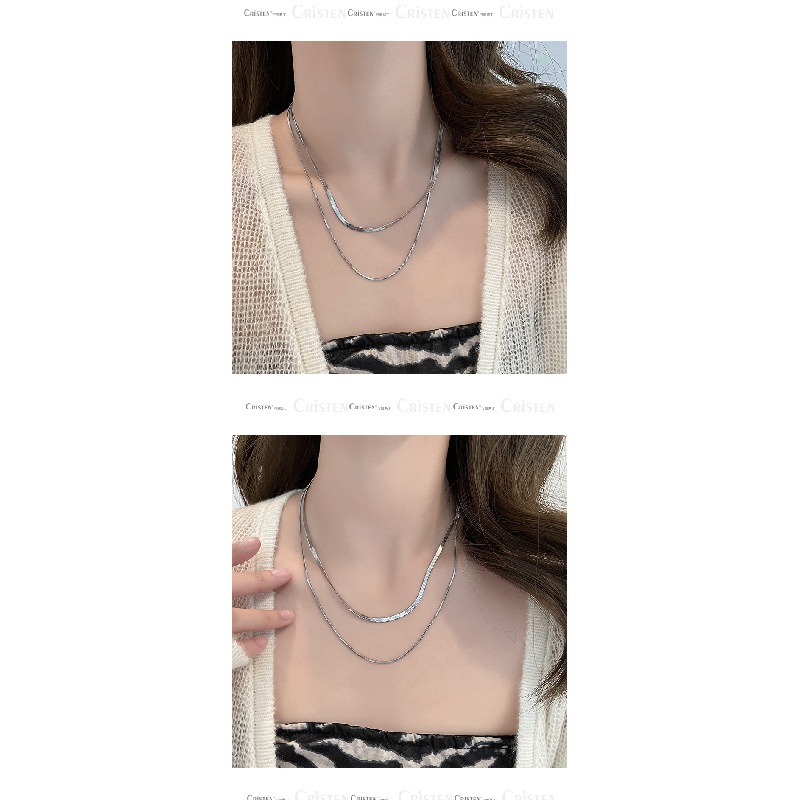 Dây chuyền xương rắn kiểu dáng thời trang Hip Hop