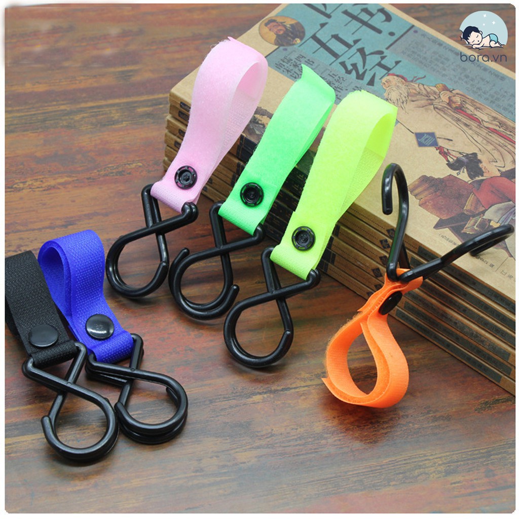Móc treo xe đẩy treo đồ cho bé, độ bền cao và bám dính tốt, dụng cụ móc treo làm bằng nhựa SBS rất bền và chắc chắn