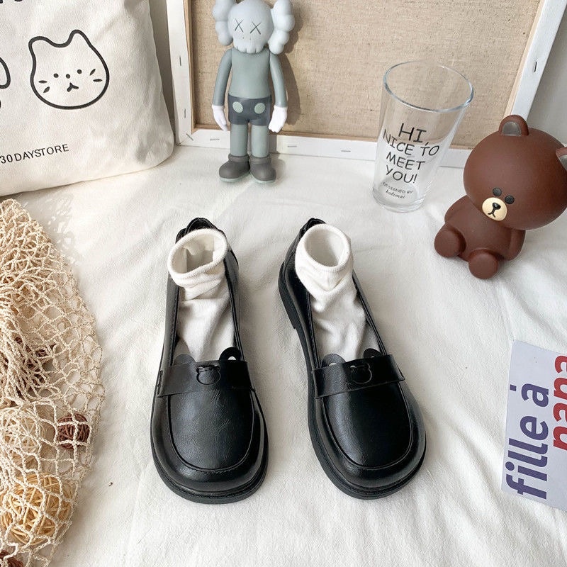 Giày JK Offbrand Hình Tai Gấu