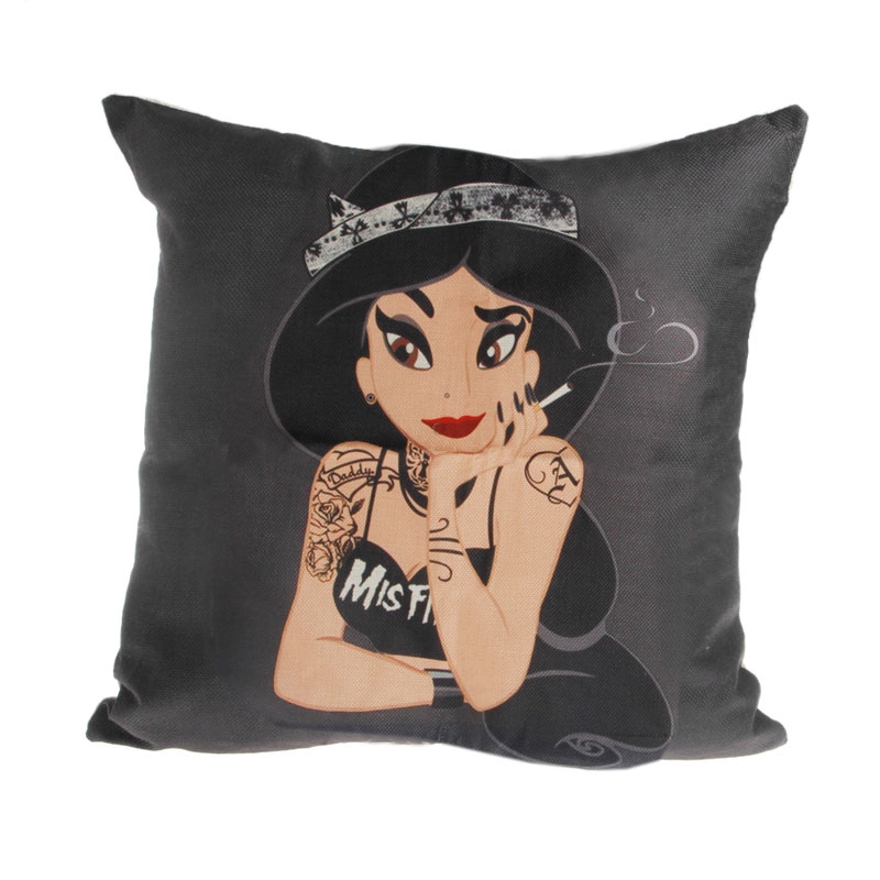 ☀READY STOCK 45x45cm Princess Linen Cushion Cover Pillow Decorative Sofa Bedroom Home Decor