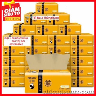 Combo 3 thùng giấy ăn sipao