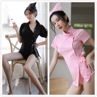 Bộ đồ ngủ hóa trang nữ y tá quyến rũ nóng bỏng