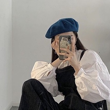 Mũ Nồi Len Dệt Kim Màu Trơn Cổ Điển Thời Trang Thu Đông Nhật Bản ishihara satomi Tương Tự Cho Nữ