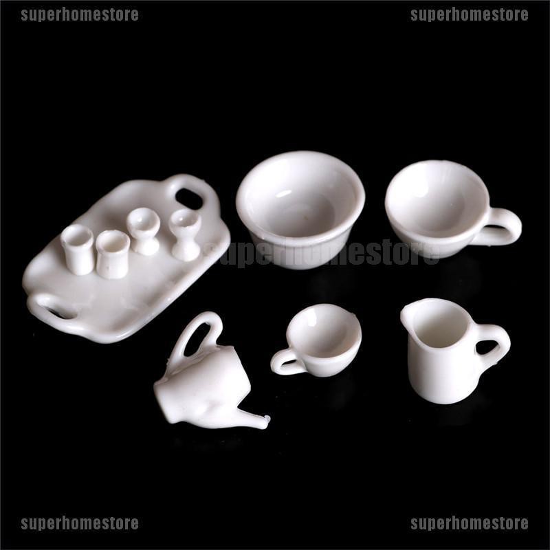Set 10 Bộ Ấm Tách Uống Trà Trang Trí Nhà Búp Bê