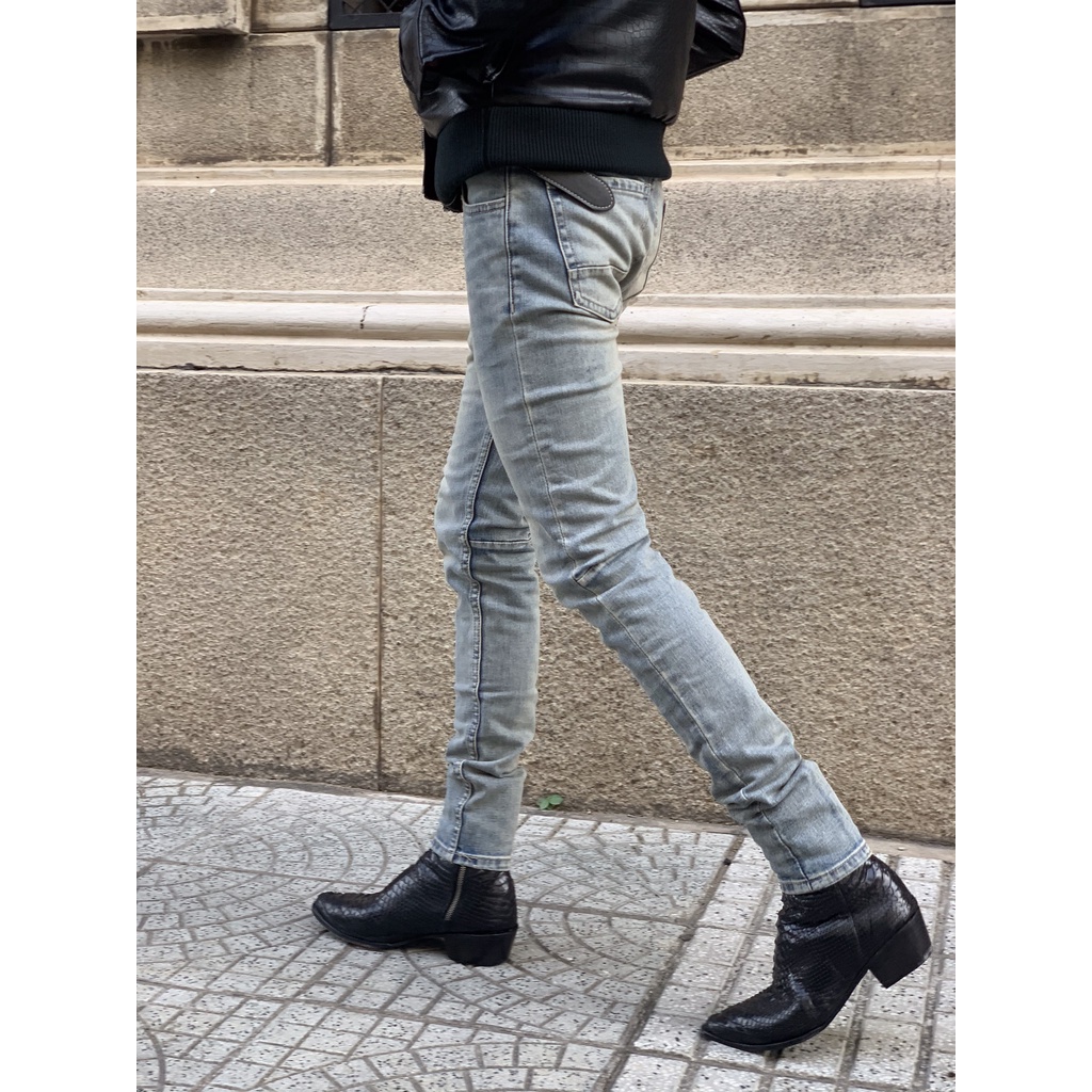 Quần Skinny Jeans Nam Nhập khẩu cao cấp | Light Fall Blue