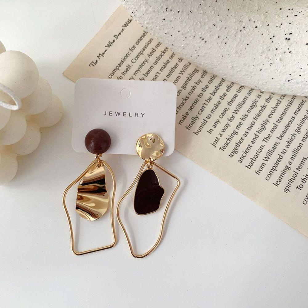 Bông Tai Hình Học Kiểu Cách Sang Trọng Cho Nữ