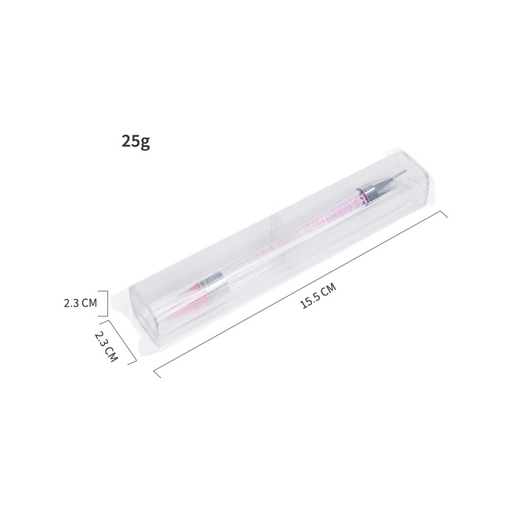 Bút chấm đá 2 đầu, cán đá chuyên dùng làm nail (giá/1 cây, màu ngẫu nhiên)