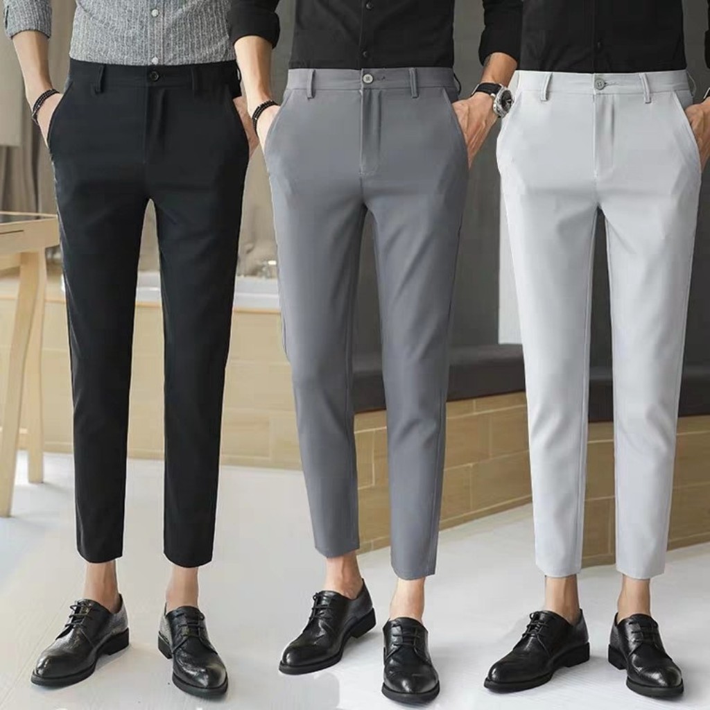 Quần tây nam vải co giãn ống côn ĐẲNG CẤP thời trang nam