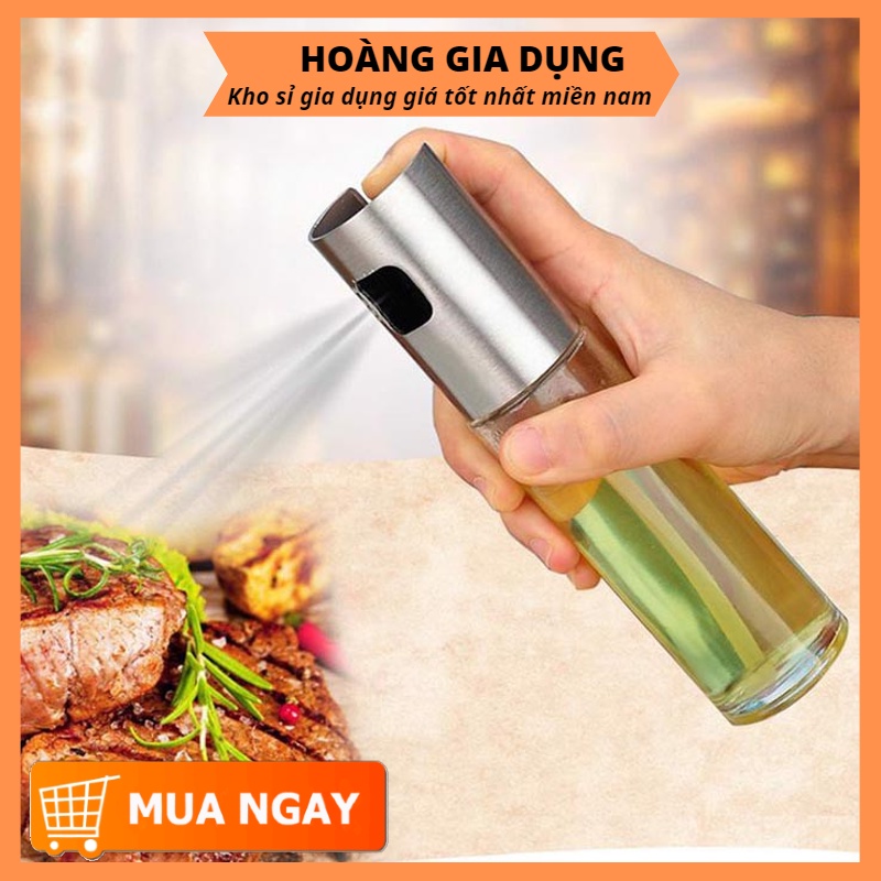 Bình Xịt Dầu Ăn Phun Sương Thủy Tinh 100ml K167