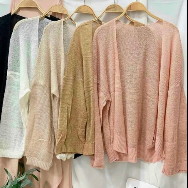 Áo khoác len cardigan phong cách Hàn Quốc