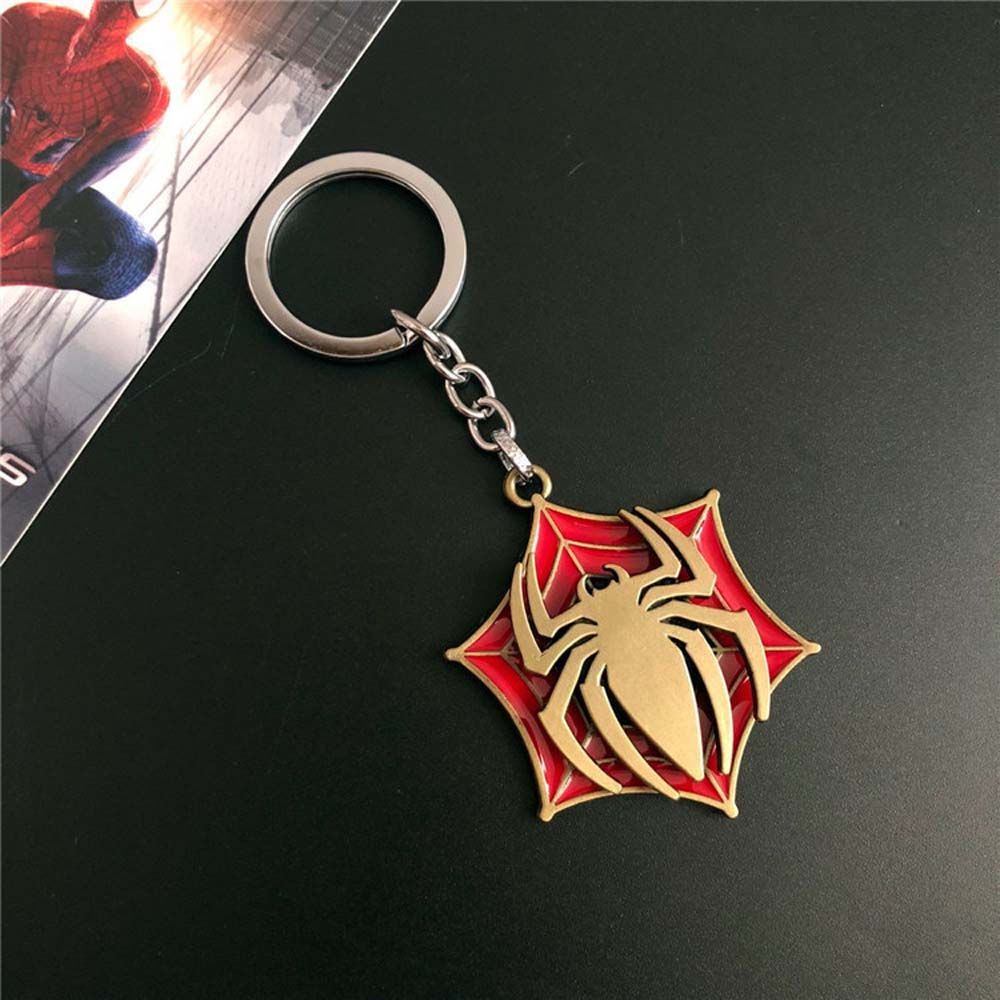 Móc chìa khóa bằng kim loại họa tiết Spiderman Avengers thời trang