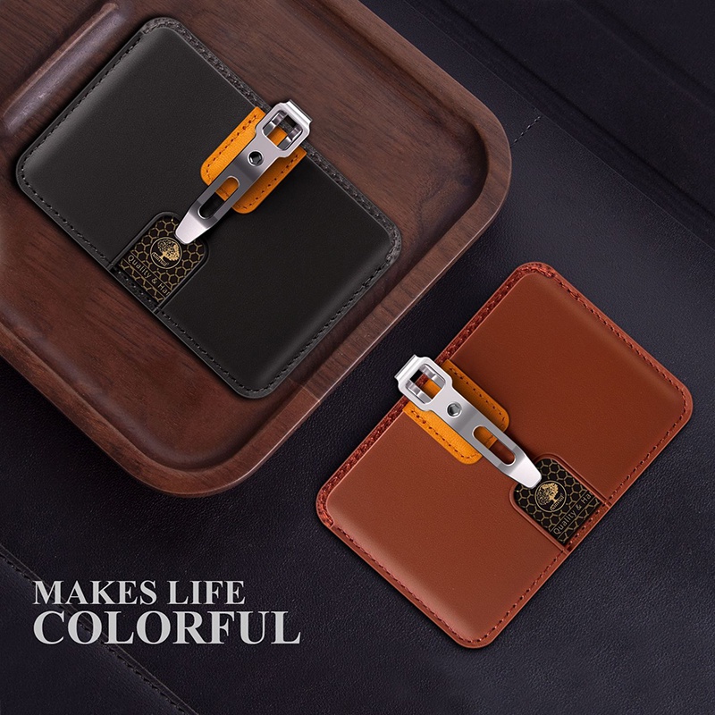 Bao Da Đựng Thẻ ID/Thẻ Tên Gắn Trên Ngực 2022 Có Kẹp Kim Loại Cho Văn Phòng Và Nhà Làm