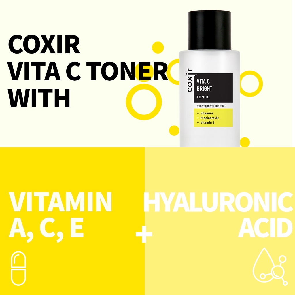 Toner Làm Sáng Da Vita C COXIR 150ml