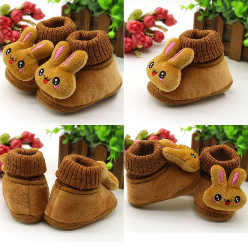 Giày len hình thỏ dễ thương cho bé