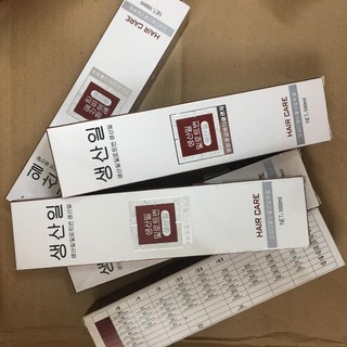 Bán sỉ 3 Tuýp  Thuốc Nhuộm Hàn Quốc Tuýp Nhuộm 100ml