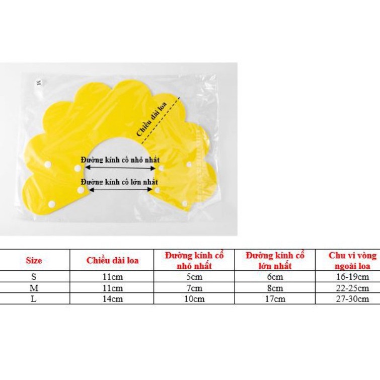 [HCM] Vòng cổ chống liếm hình bông hoa dành cho chó, cho mèo, cho thú cưng