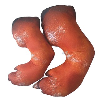 ĐỘC LẠ] Gối Ôm Chân Giò Heo Hun Khói In 3D Độc Lạ Y Thật Quà Tặng Cho Bé