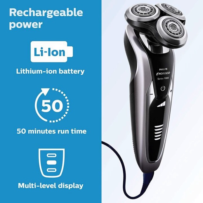Máy cạo râu khô và ướt cao cấp thương hiệu Philips Norelco S9311/84 - BẢO HÀNH 2 NĂM