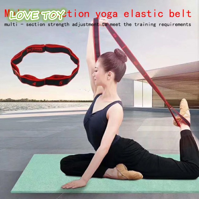 Dây Đàn Hồi 8 Lỗ Điều Chỉnh Tùy Ý Tập Yoga