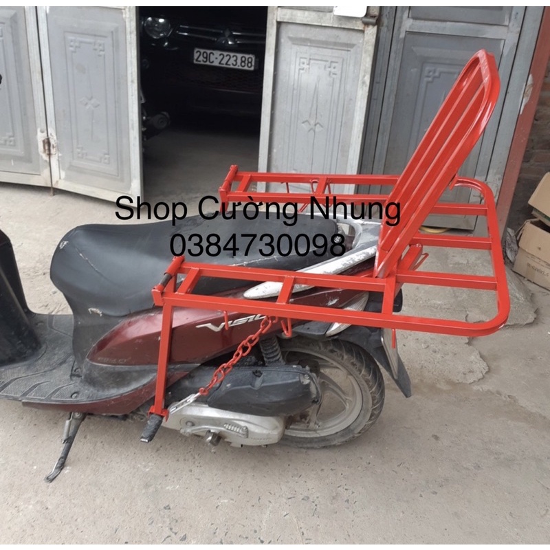 Giá xe máy đa năng dùng để chở hàng, nắp vừa tất cả các loại xe