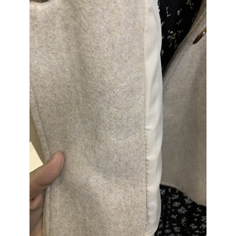 Áo khoác dạ nữ 2 lớp ulzzang dáng lửng ngắn chất dày dặn, áo khoác dạ nữ 2 lớp ngắn cổ sen phối lông trắng 2 hàng cúc | BigBuy360 - bigbuy360.vn