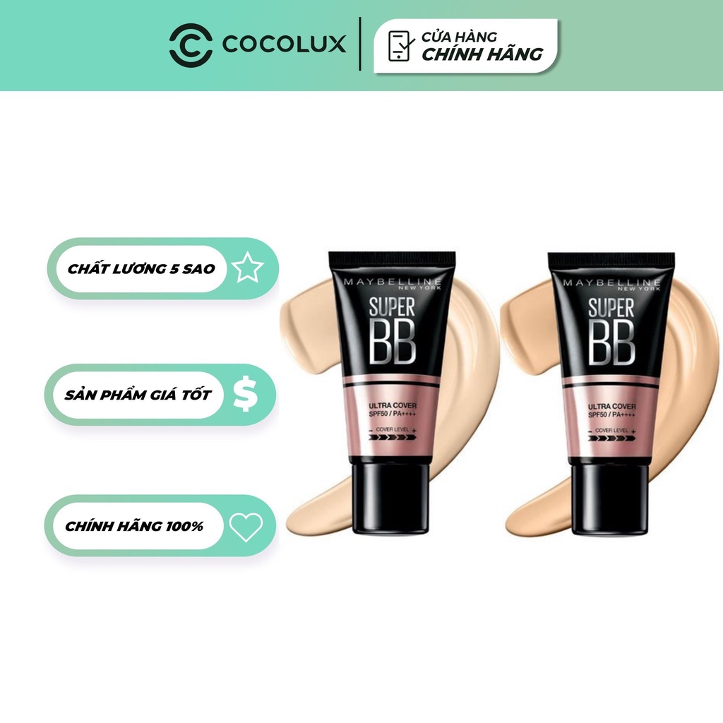 Kem nền BB Super Cover Maybelline COCOLUX