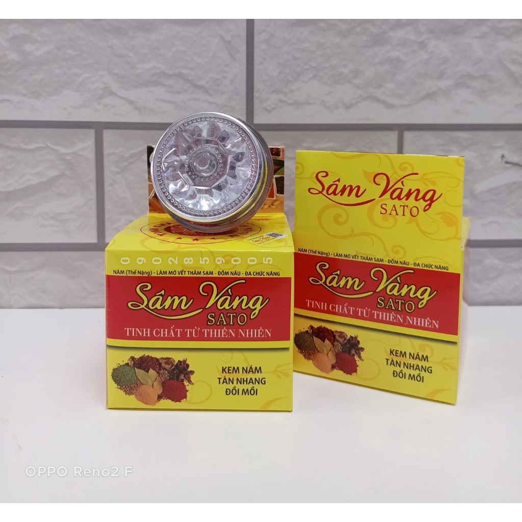 Kem nám sâm vàng saTo thảo dược đông y