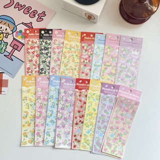 Sticker hình dán hoa🌸 trang trí sổ và toploader