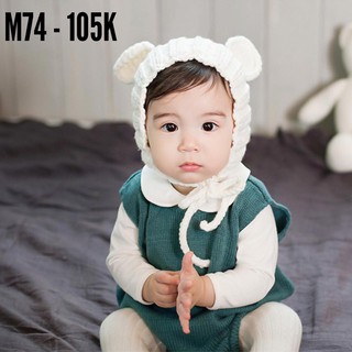 MŨ LEN TAI GẤU CHO  (M74, M75, M446).