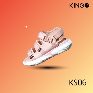 [XẢ KHO] Giày sandal nữ Kingo Capricorn thời trang hàn quốc 2019 - KS06 ( màu hồng)