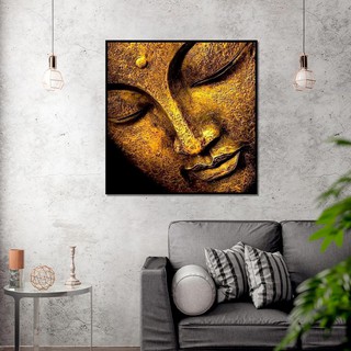 Tranh canvas tâm linh. Chân dung đức phật.