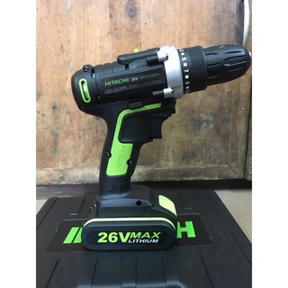 MÁY KHOAN PIN HITACHI 26V  2 PIN (CÓ BÚA)