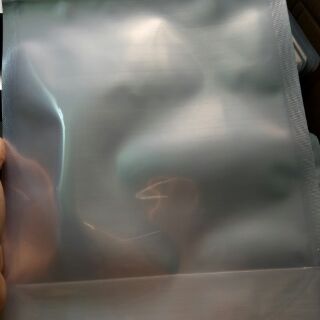 túi zip đáy đứng 1kg túi zipper mặt bạc mặt trong