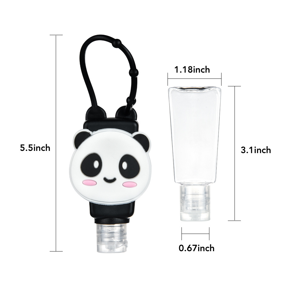 (Hàng Mới Về) Set 6 Lọ Đựng Nước Rửa Tay 30ml Bằng Silicon Có Chia Ngăn Tiện Dụng