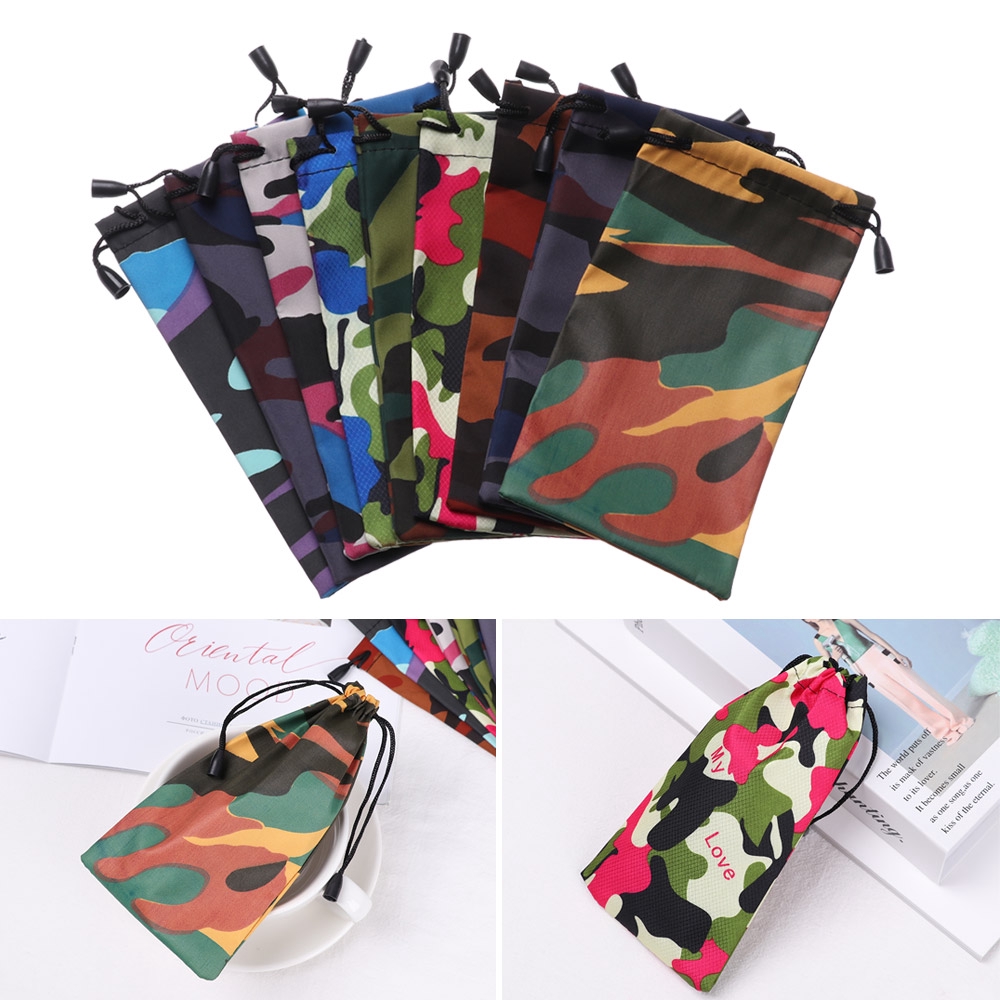 5 Túi Đựng Kính Mát Chống Thấm Nước Màu Ngẫu Nhiên