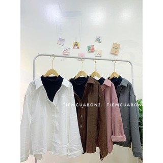 Áo sơ mi giữ nhiệt 2in1 - hàng qc