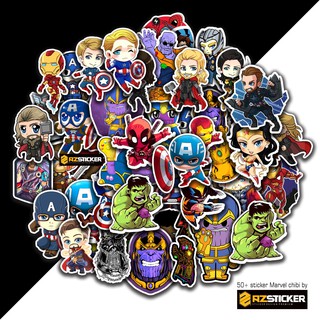 [ Xưởng Bán Sỉ ] Sticker Chủ Đề Marvel Dán Nón Bảo Chất Liệu Chống Thấm Nước