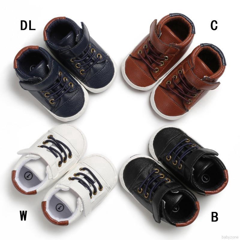 Giày sneaker da PU chống trượt cho bé trai