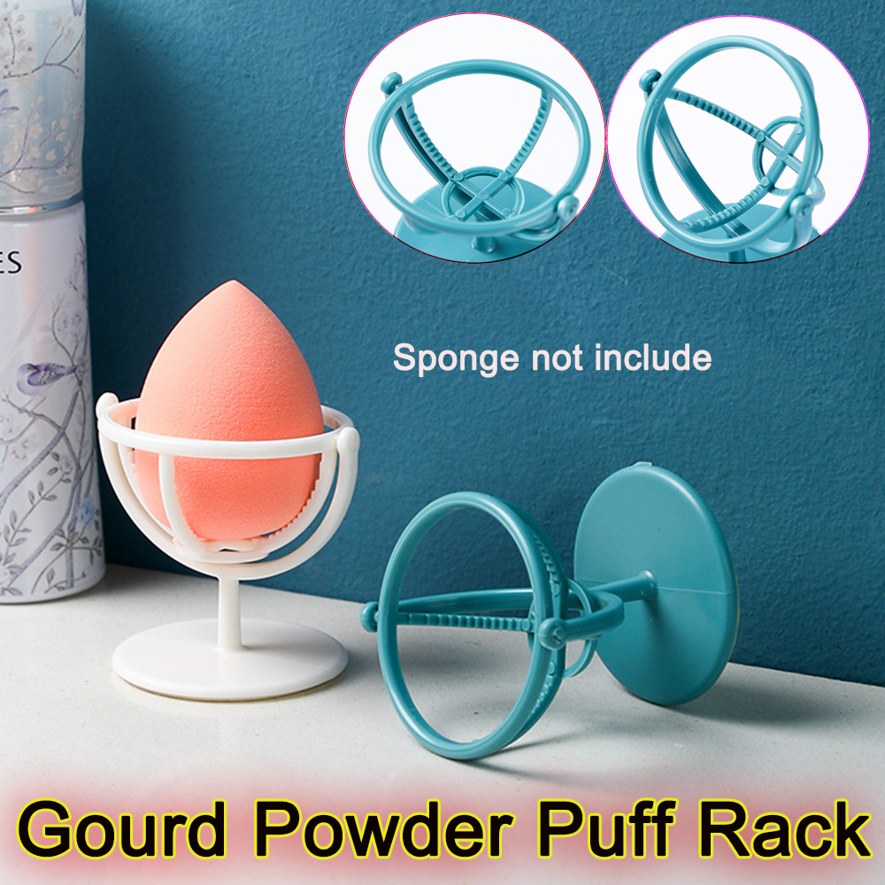 [Hàng mới về] Giá Đỡ Mút Trang Điểm Gắn Tường Khô Thoáng Tiện Lợi