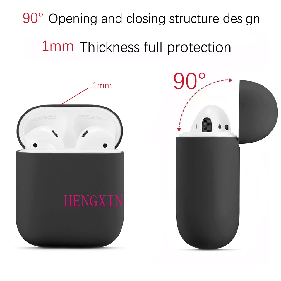 Vỏ bảo vệ hộp sạc tai nghe Airpods 1 / 2
 phong cách đơn giản