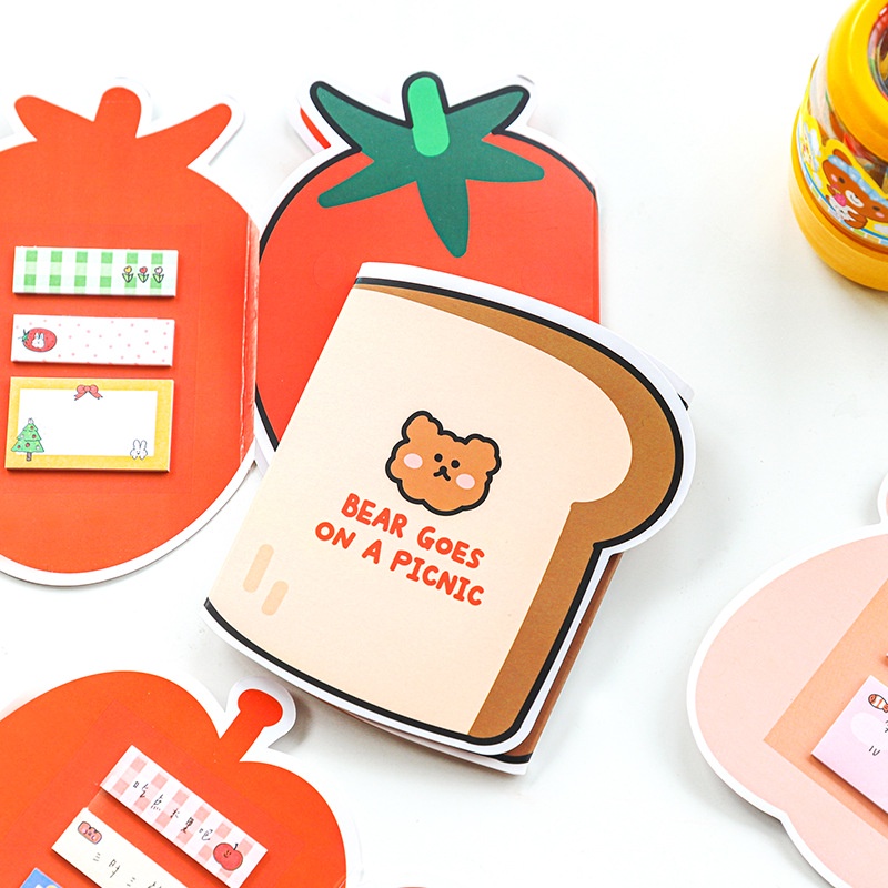 Giấy nhớ, note ghi chú dạng sổ đáng yêu