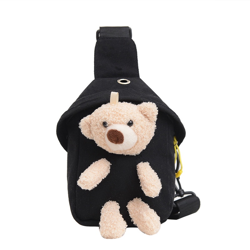 Túi Đeo Chéo Mini Hình Gấu Dễ Thương Cho Bé