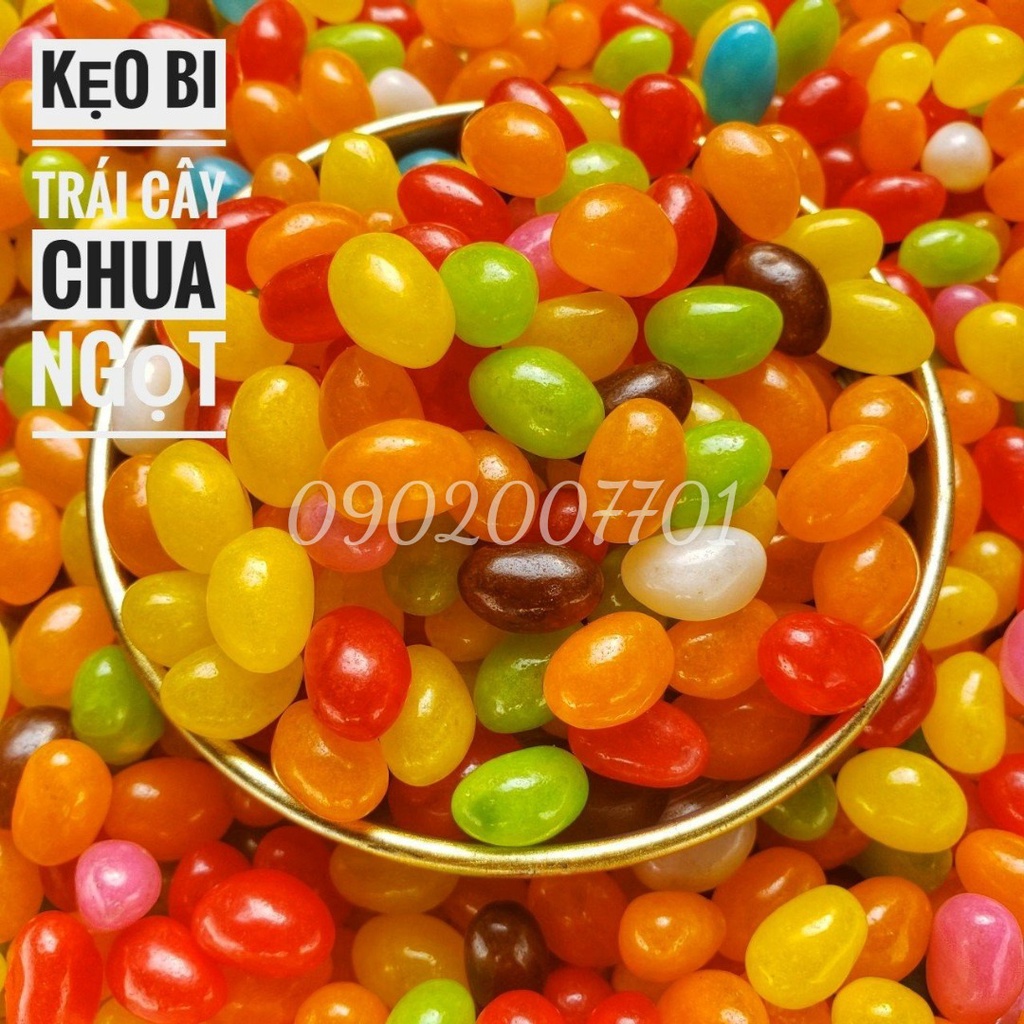 1 Kg Kẹo bi trái cây thơm ngon -đồ ăn vặt-tết-bánh kẹo tết