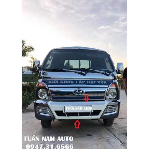 Ốp Cản Trước Độ H150, Porter 2, H100 Xe Tải Hyundai (Hàng Hàn Quốc Xịn)