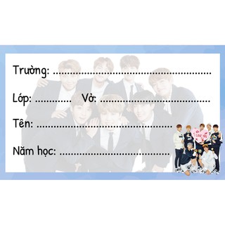 20 Nhãn vở BTS